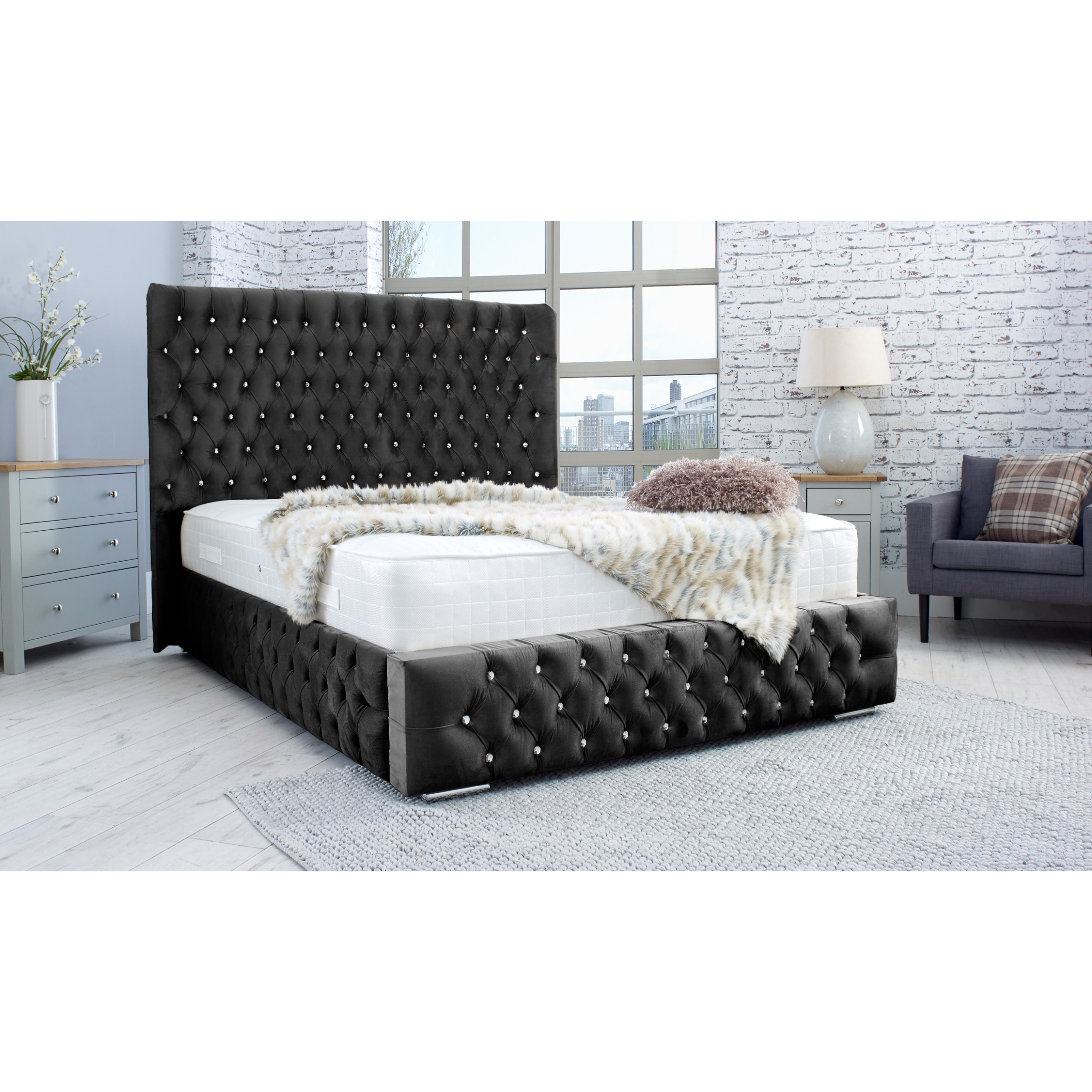 Bello-Bed-Frame-Black