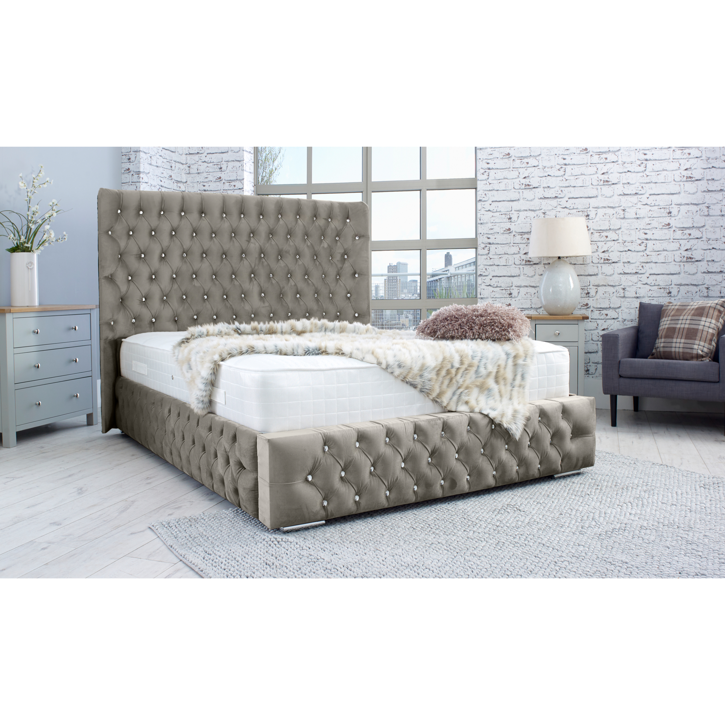 Bello-Bed-Frame-Grey