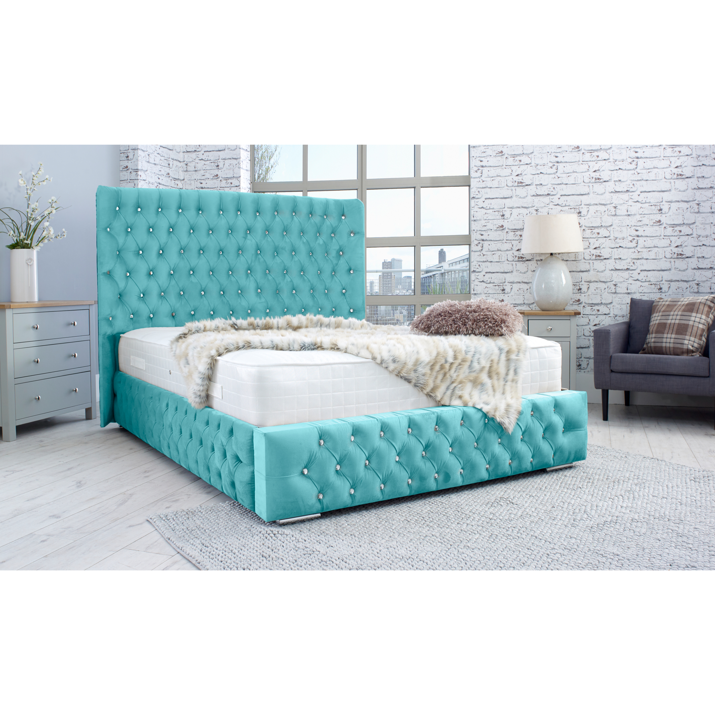 Bello-Bed-Frame-Teal