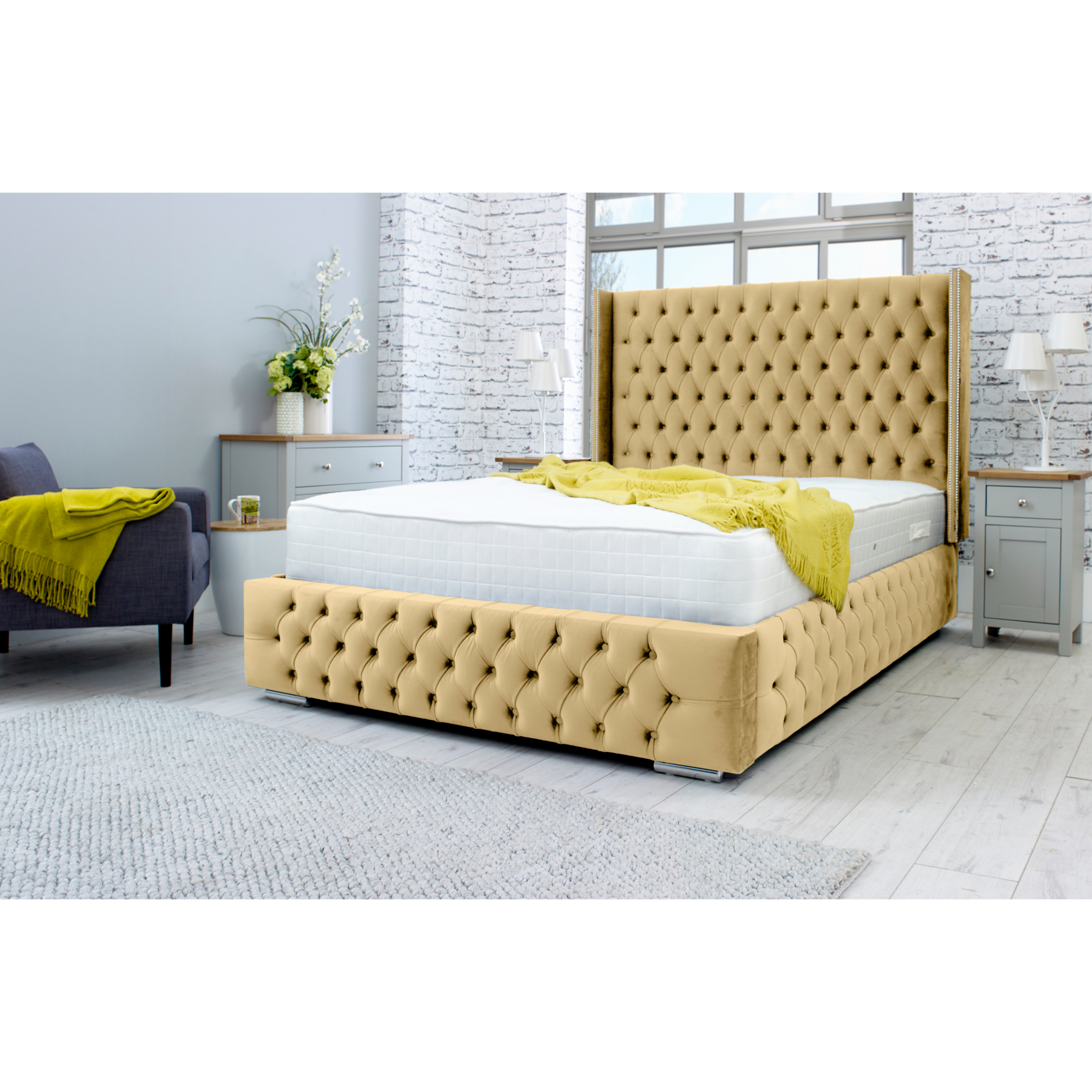 Benito-Bed-Frame-Beige