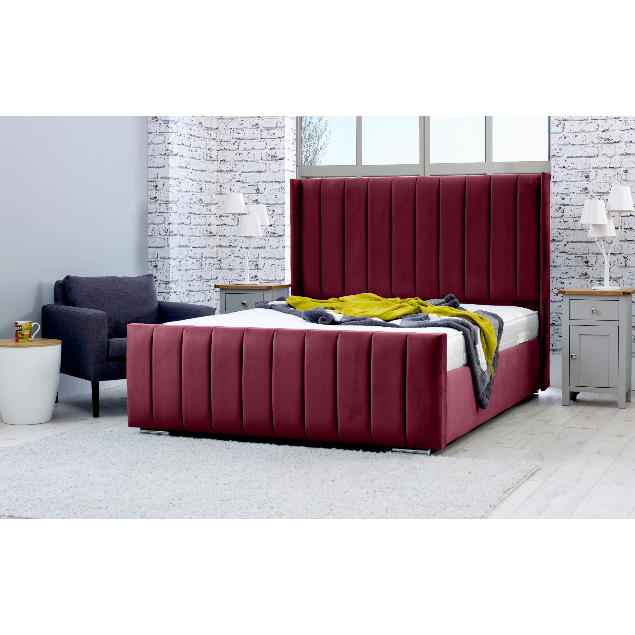 Caira-Bed-Frame-Maroon