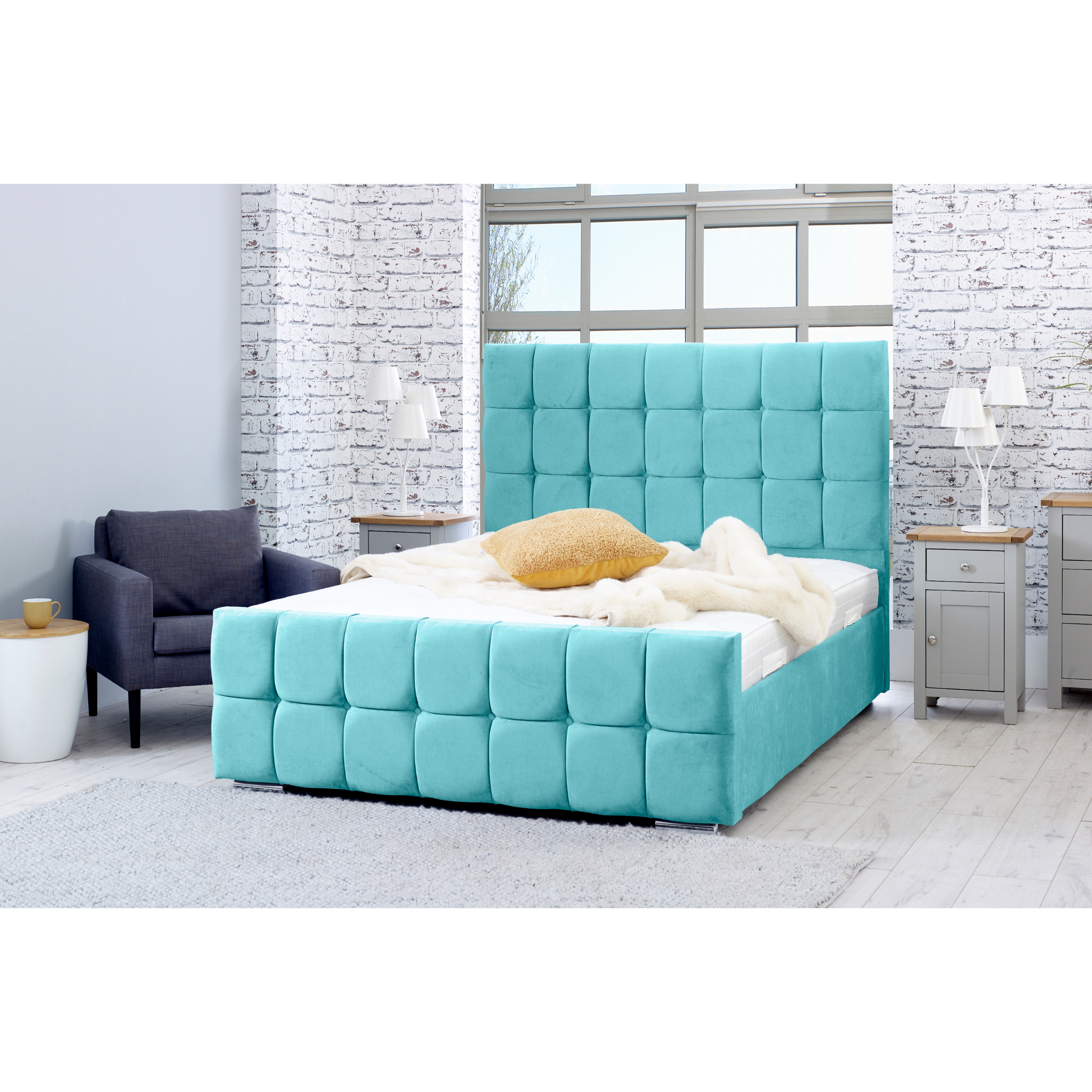 Capri-Bed-Frame-Teal