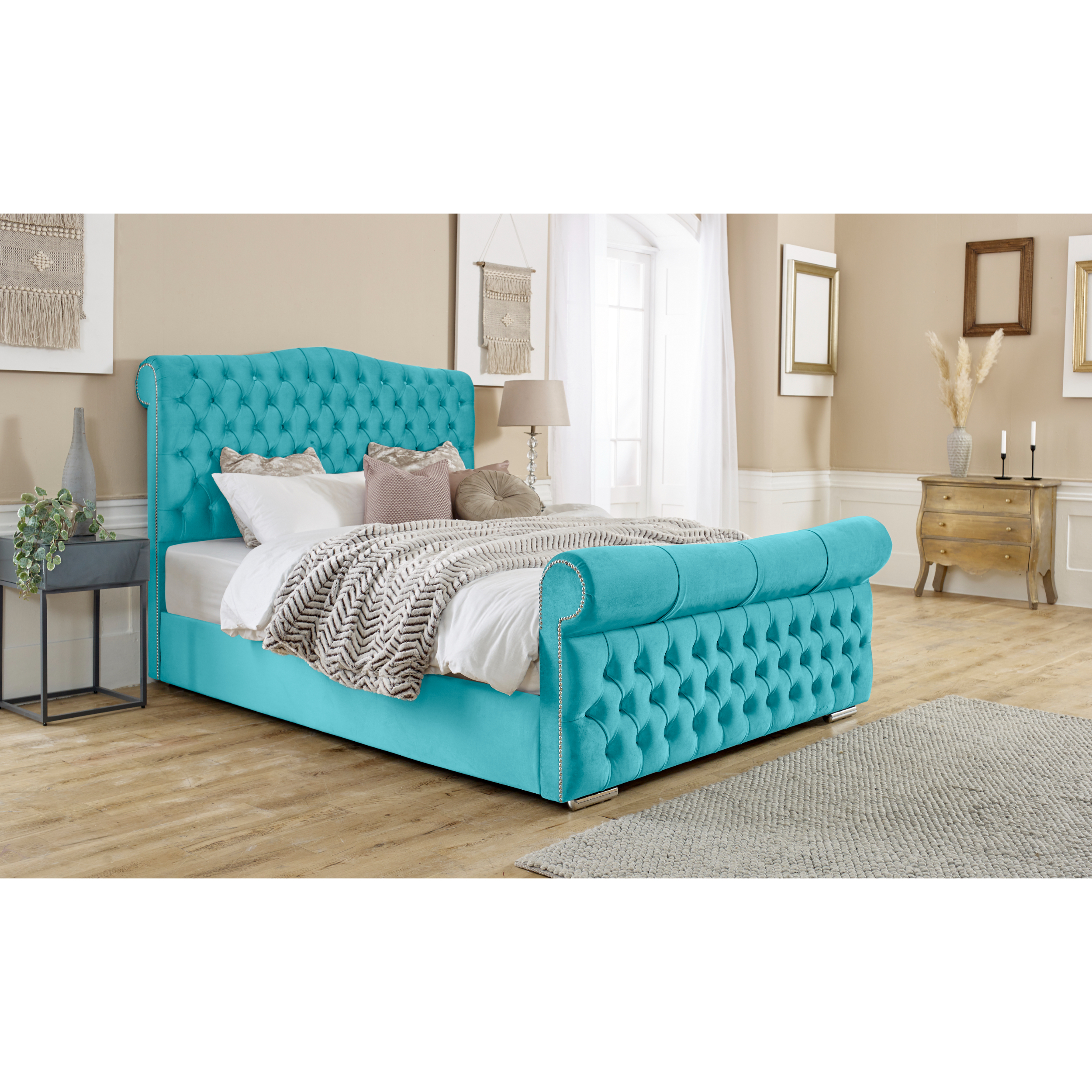 Casonova-Bed-Frame-Teal
