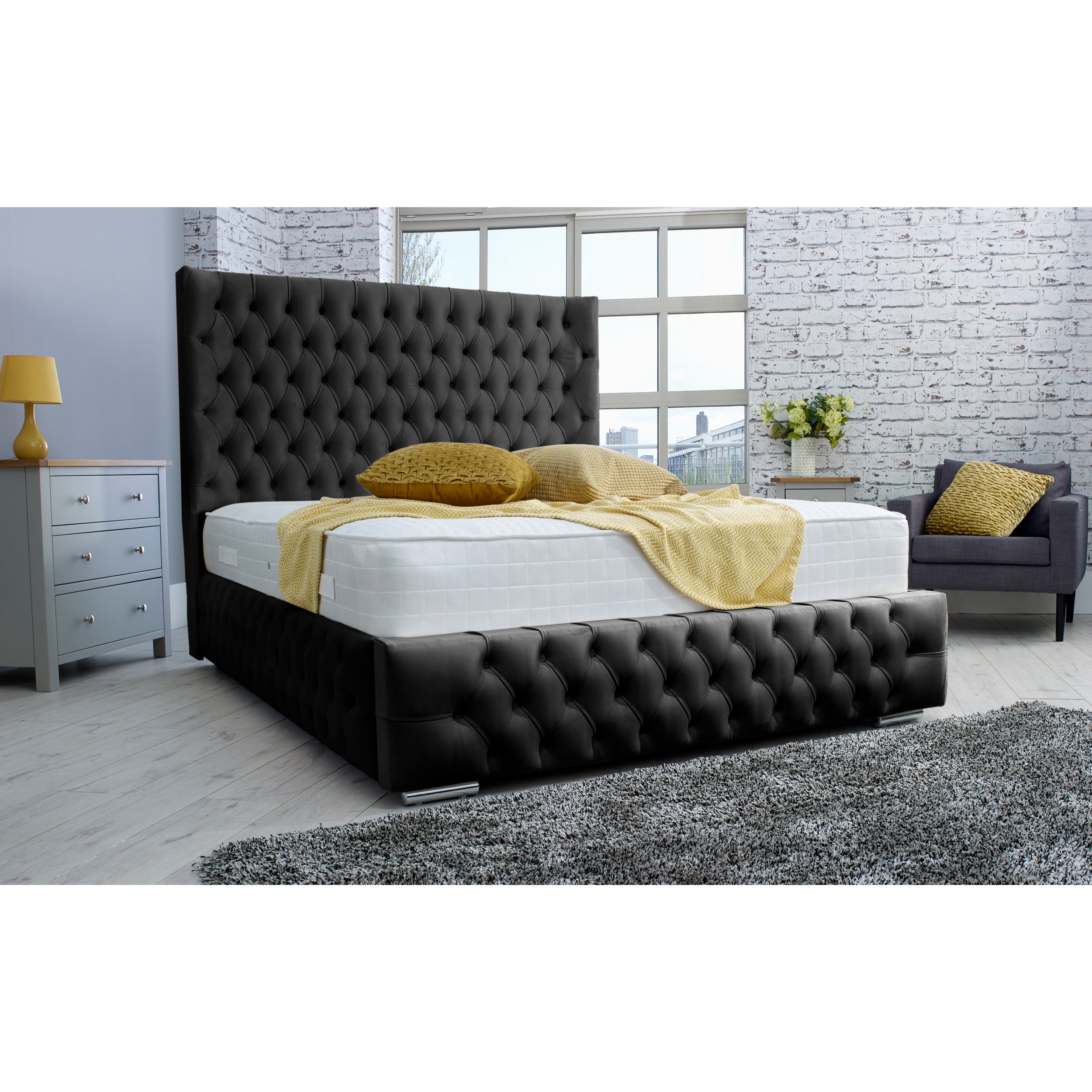 Dino-Bed-Frame-Black
