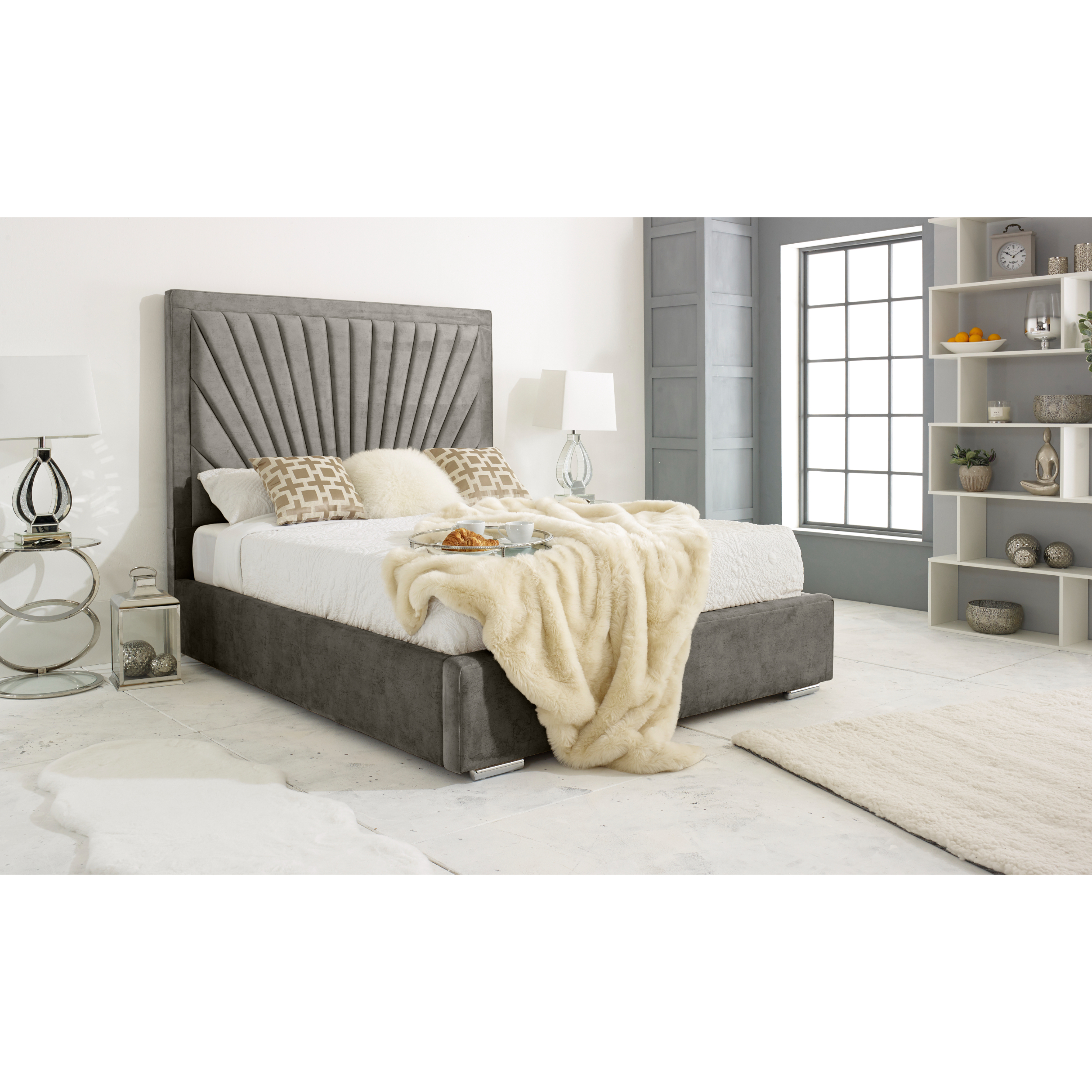 Downtown-Bed-Frame-Grey