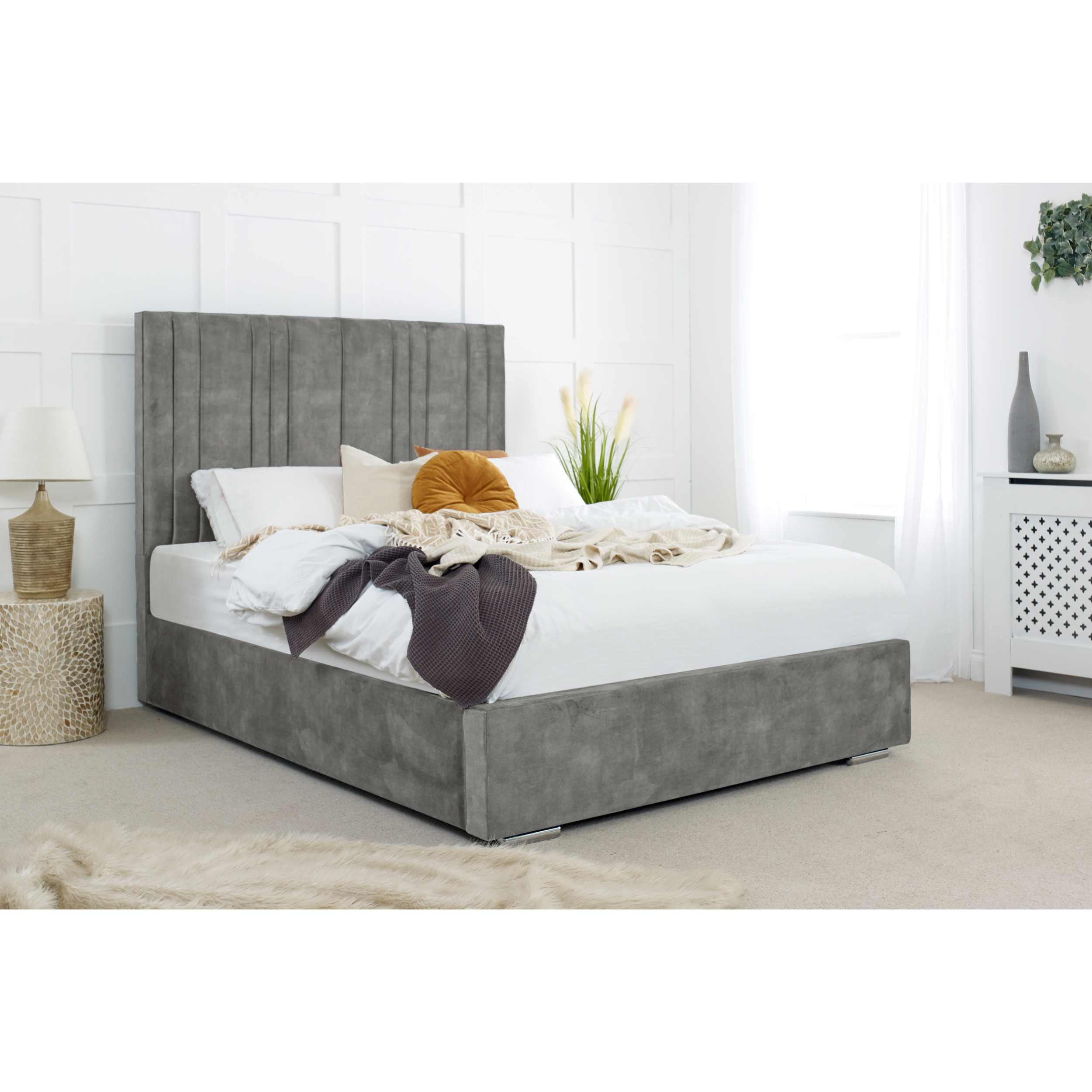 Fabio-Bed-Frame-Silver