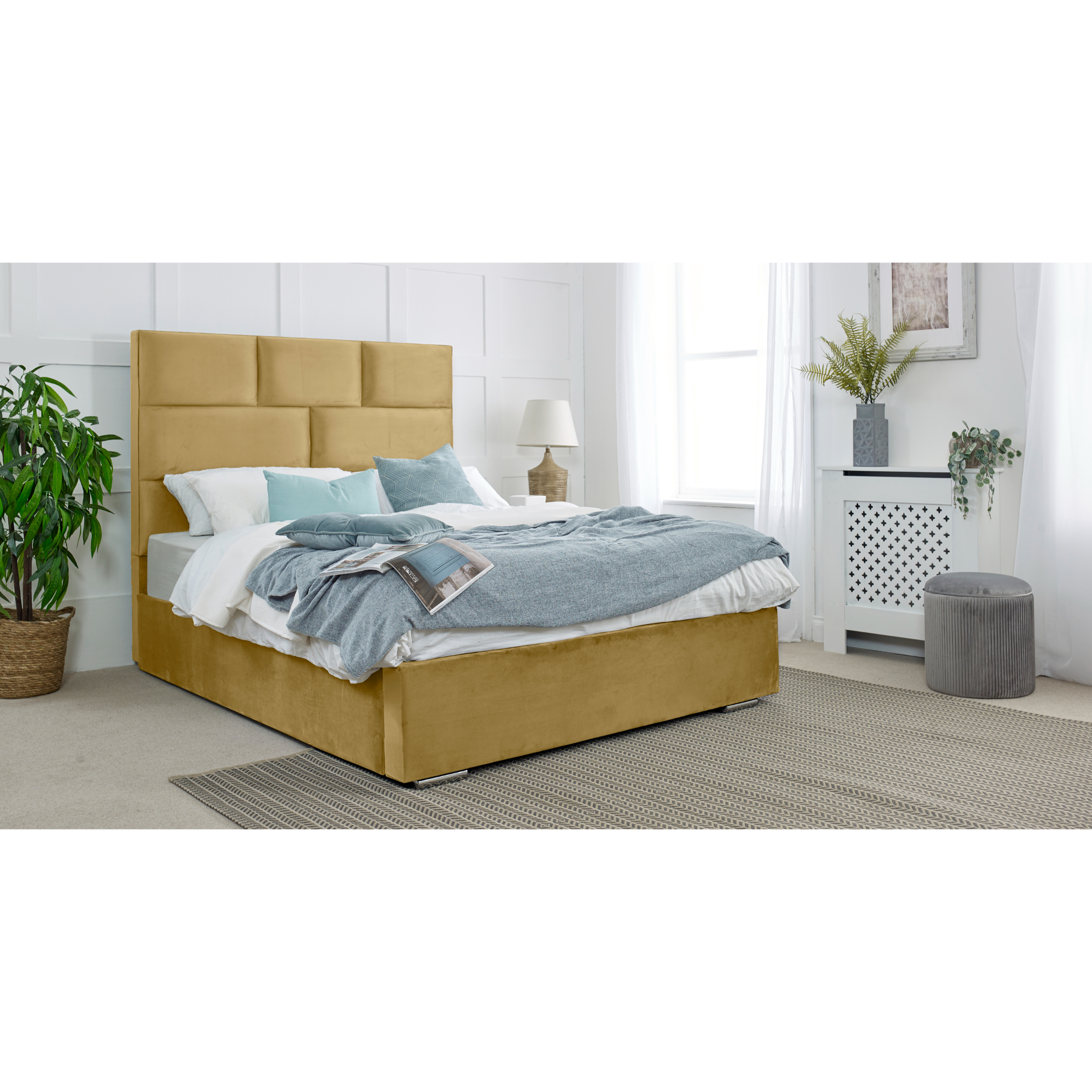 Hampton-Bed-Frame-Beige