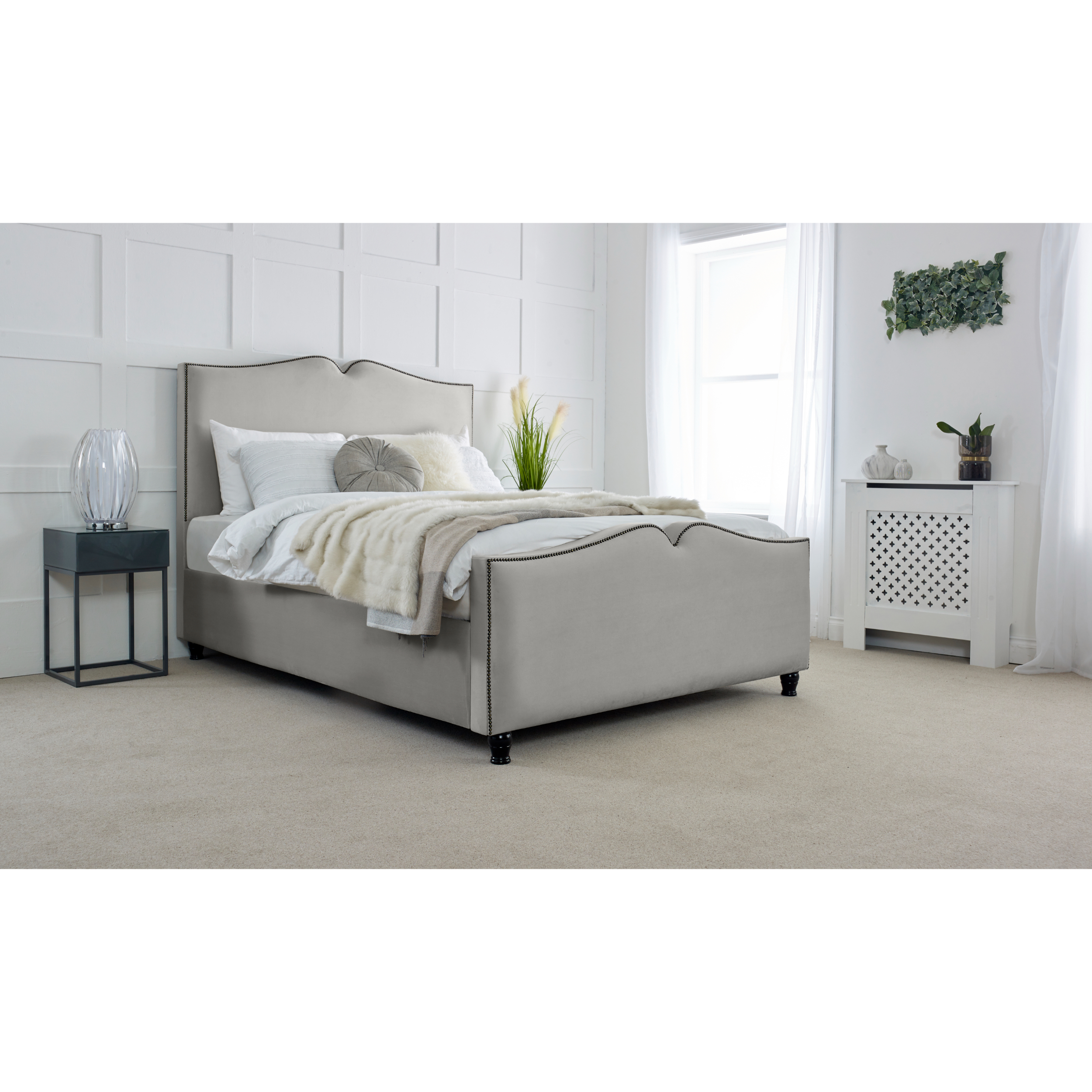 Harling-Bed-Frame-Silver