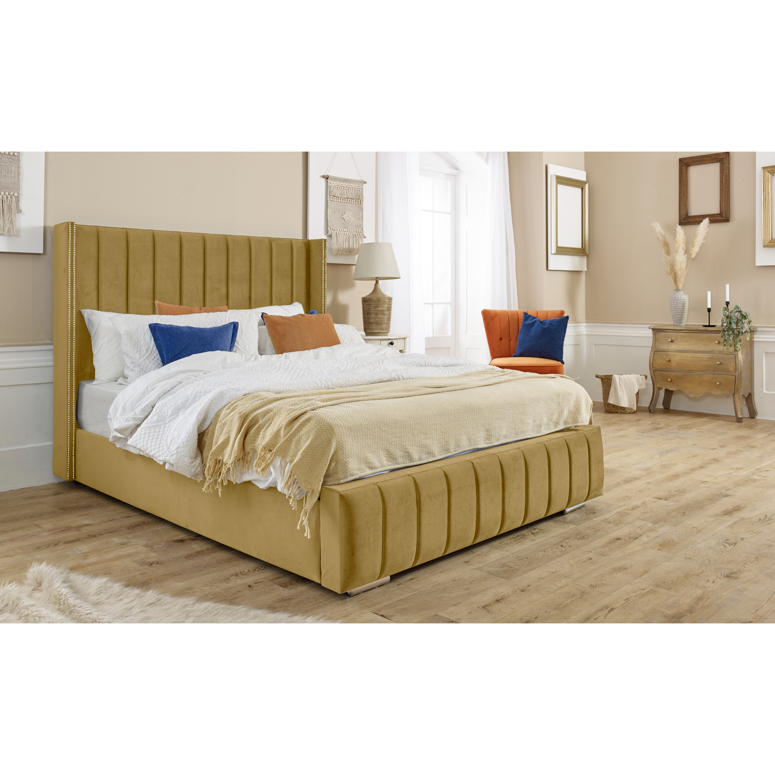 Hemmel-Bed-Frame-Beige