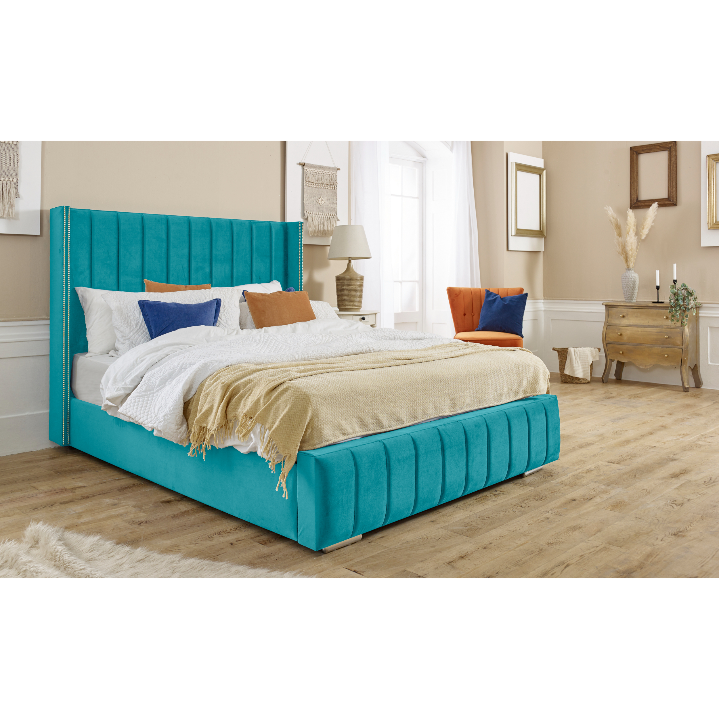 Hemmel-Bed-Frame-Teal