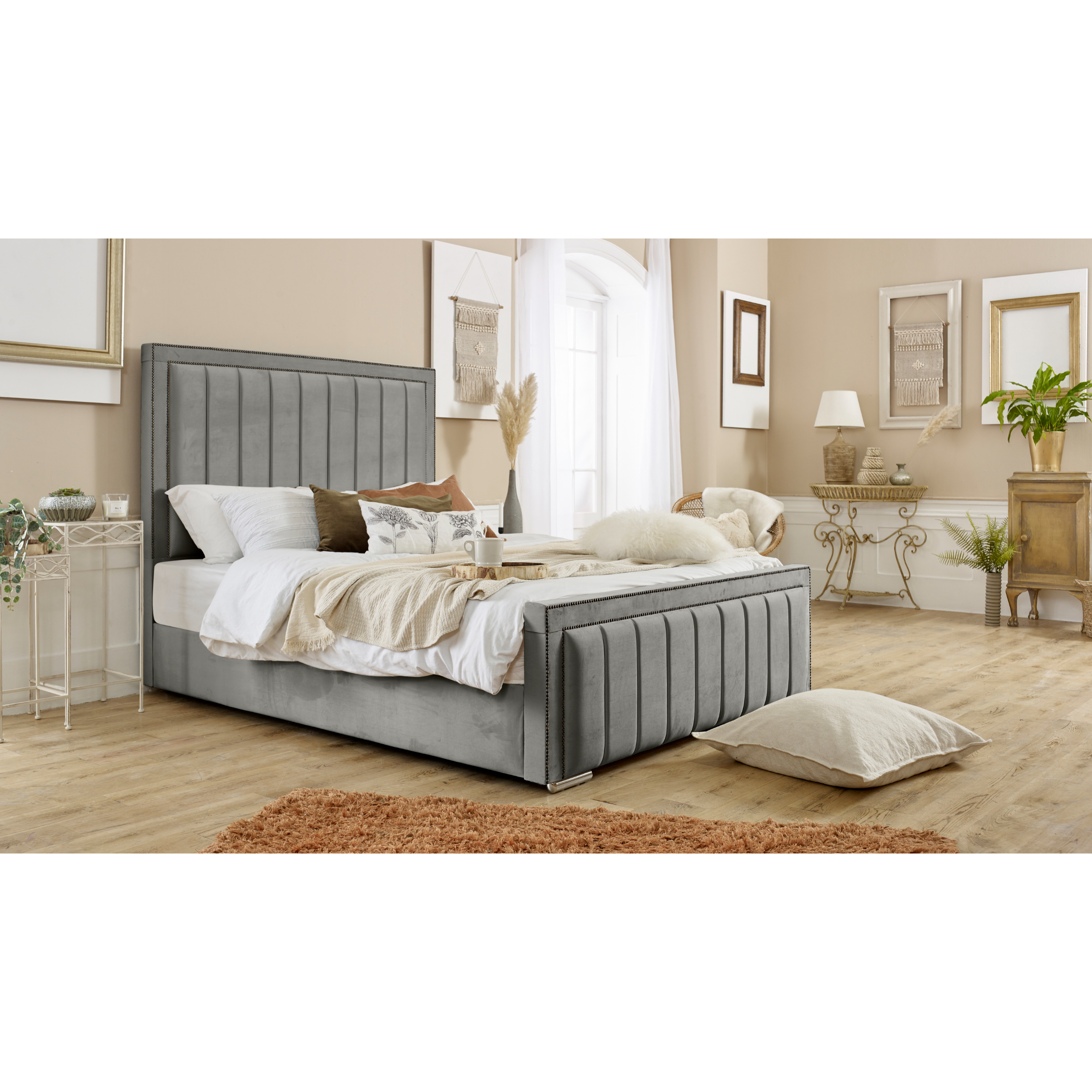 Island-Bed-Frame-Silver