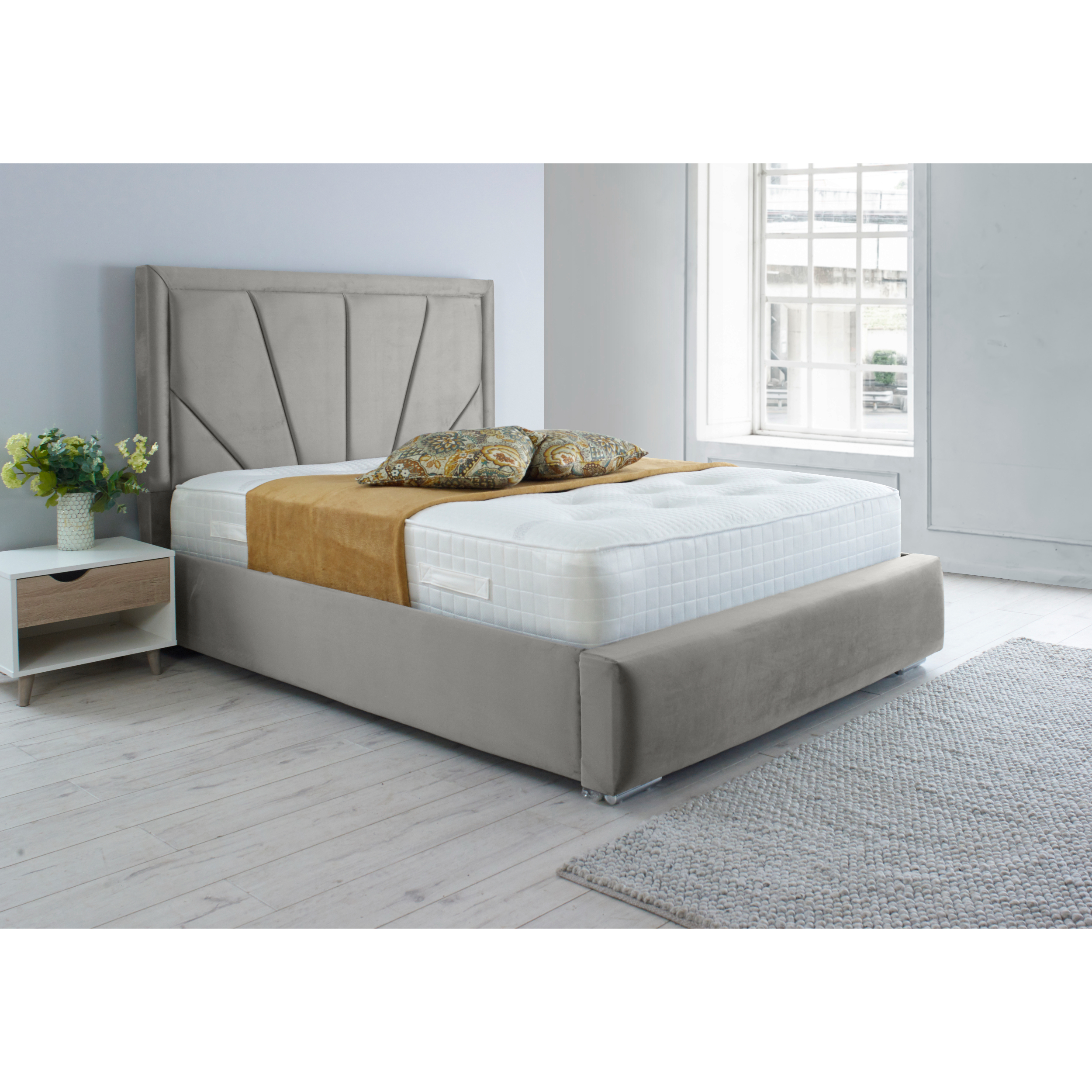 Itala-Bed-Frame-Silver