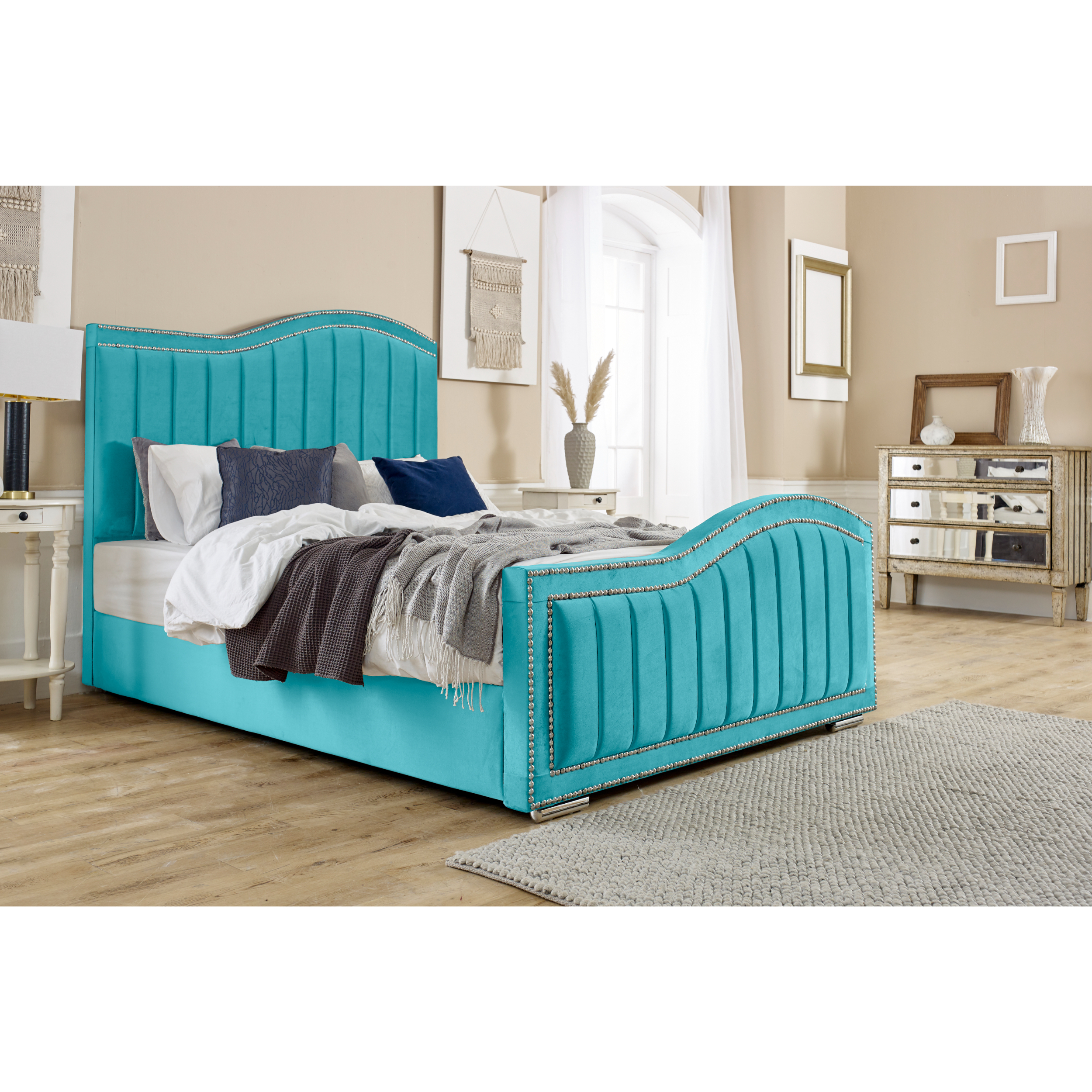 Kendrick-Bed-Frame-Teal