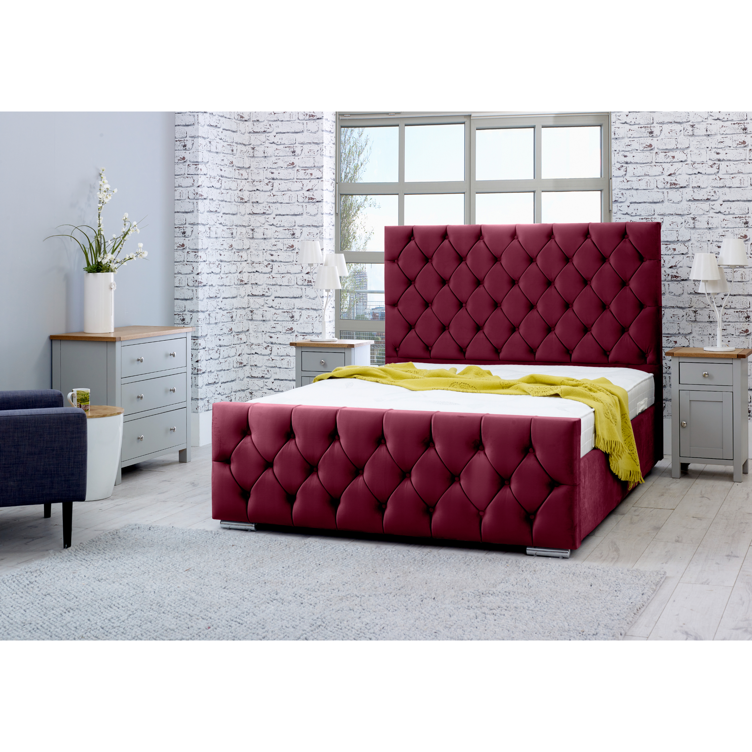 Macono-Bed-Frame-Maroon