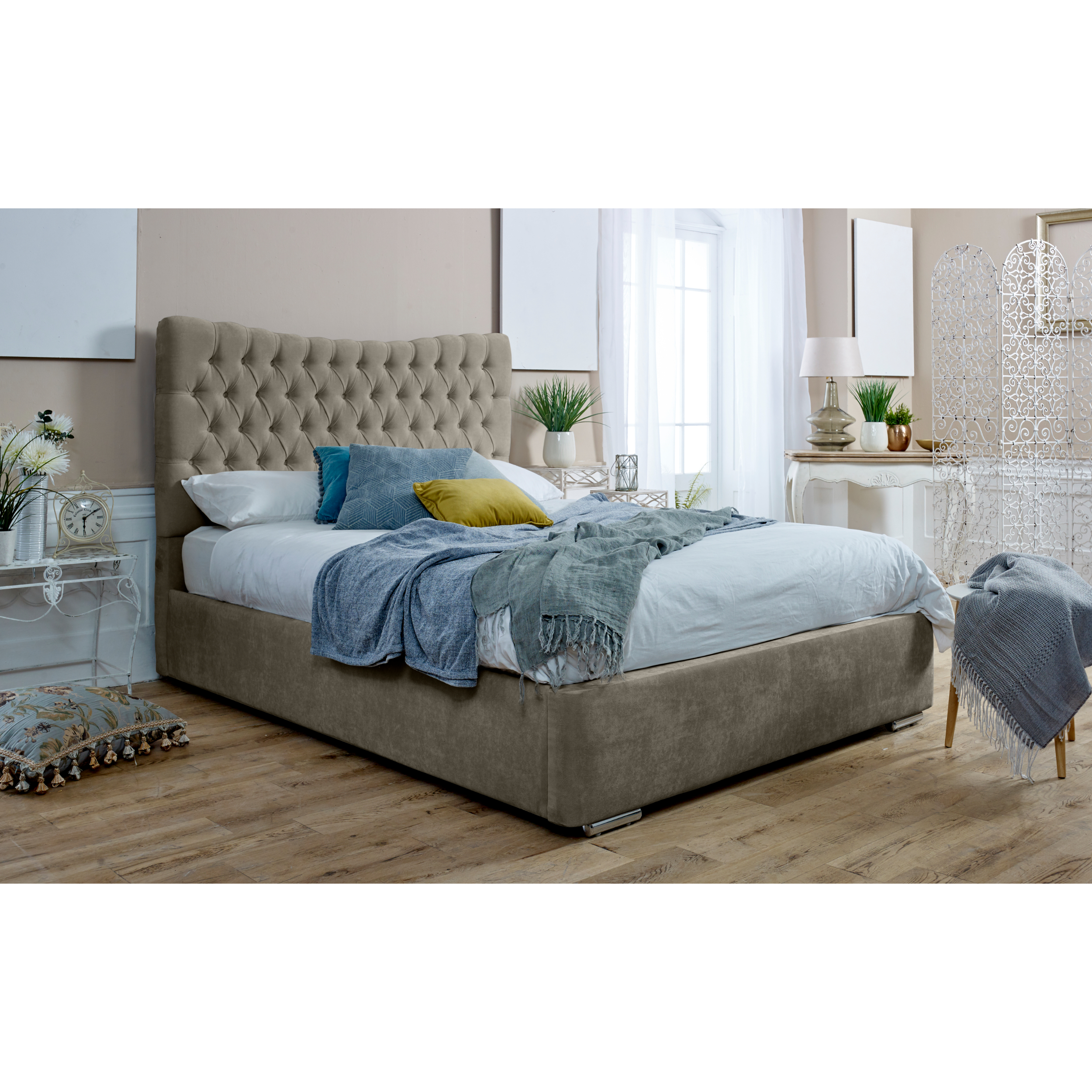 Magenta-Ottoman-Bed-Frame-Grey