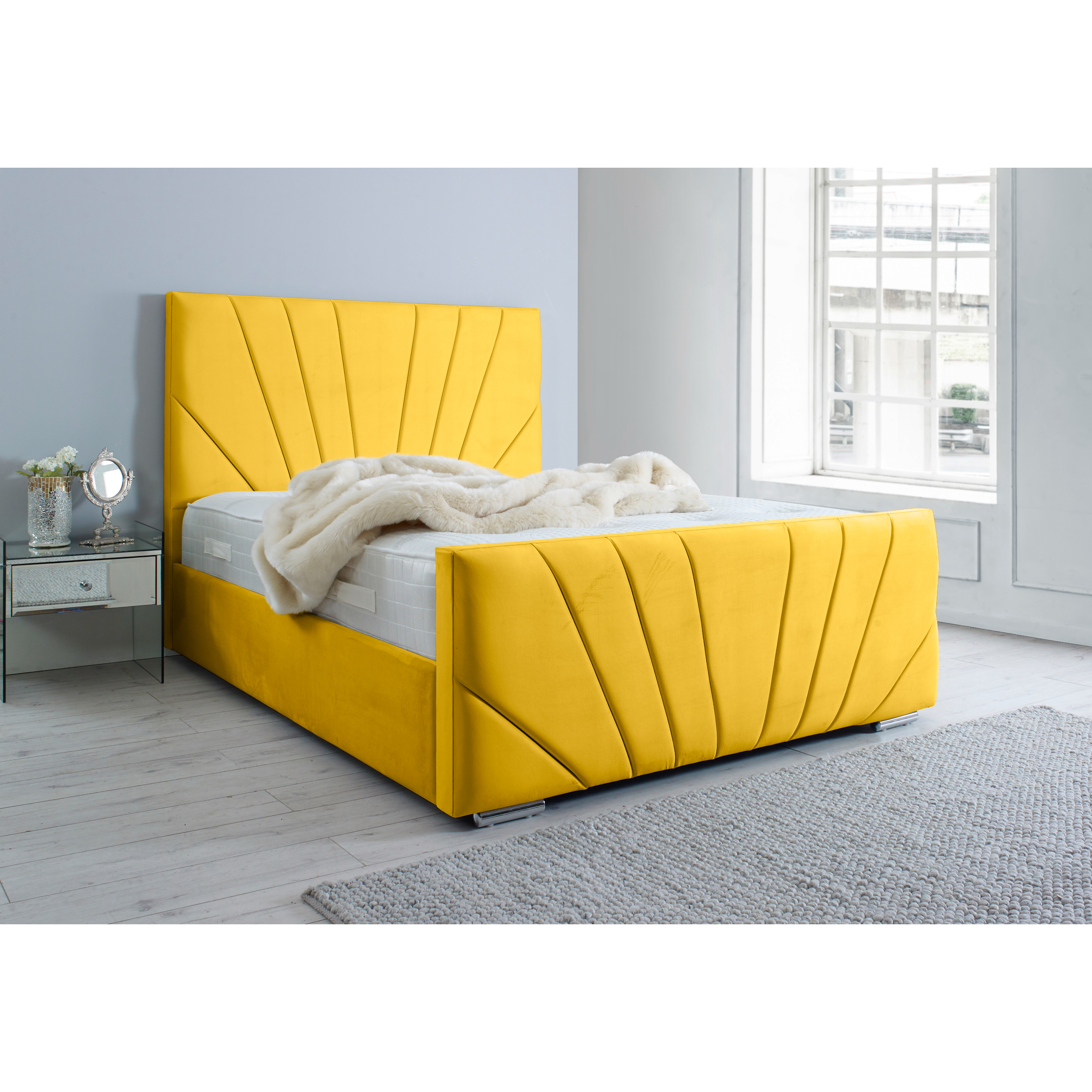 Marco-Bed-Frame-Mustard-Gold