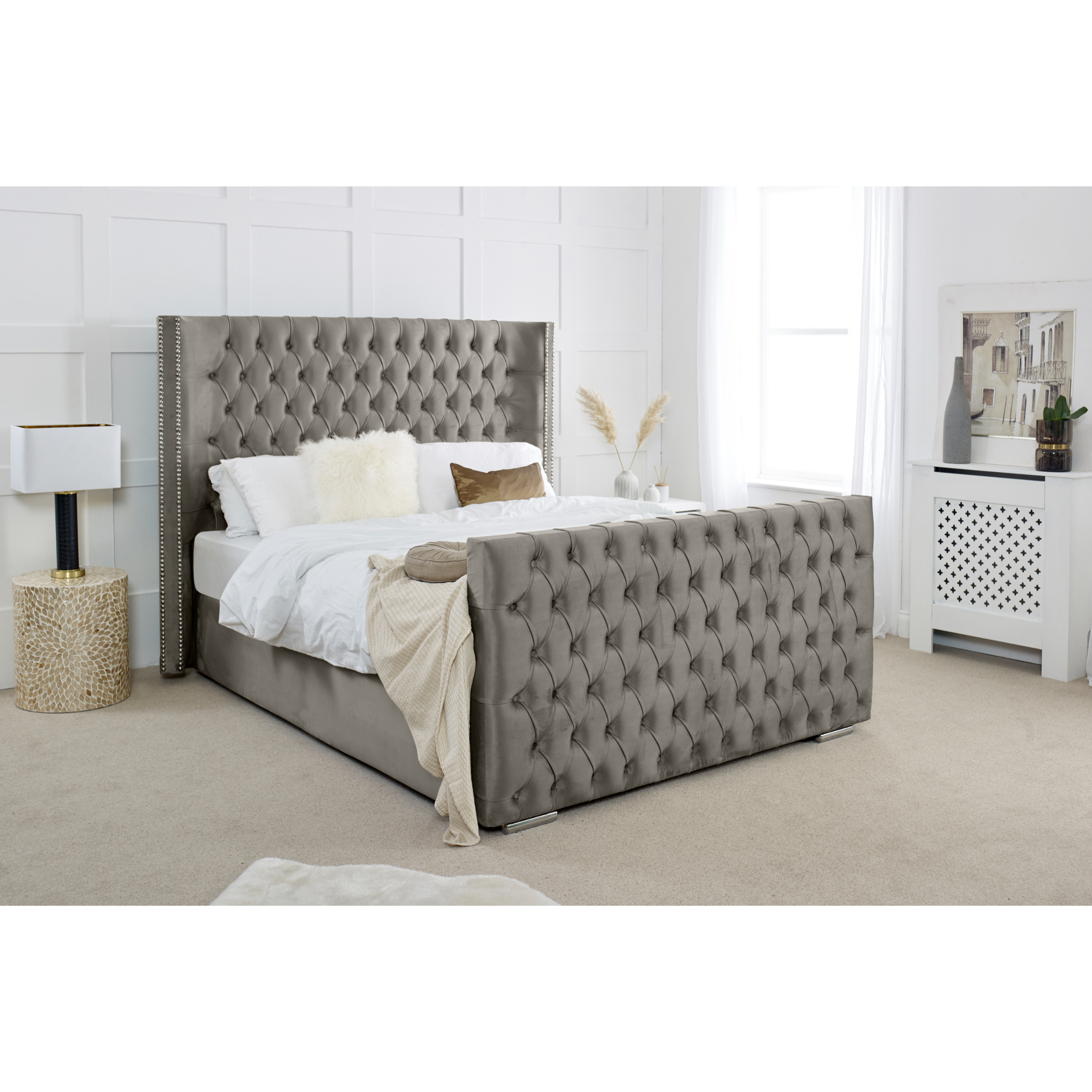 Meila-Bed-Frame-Grey