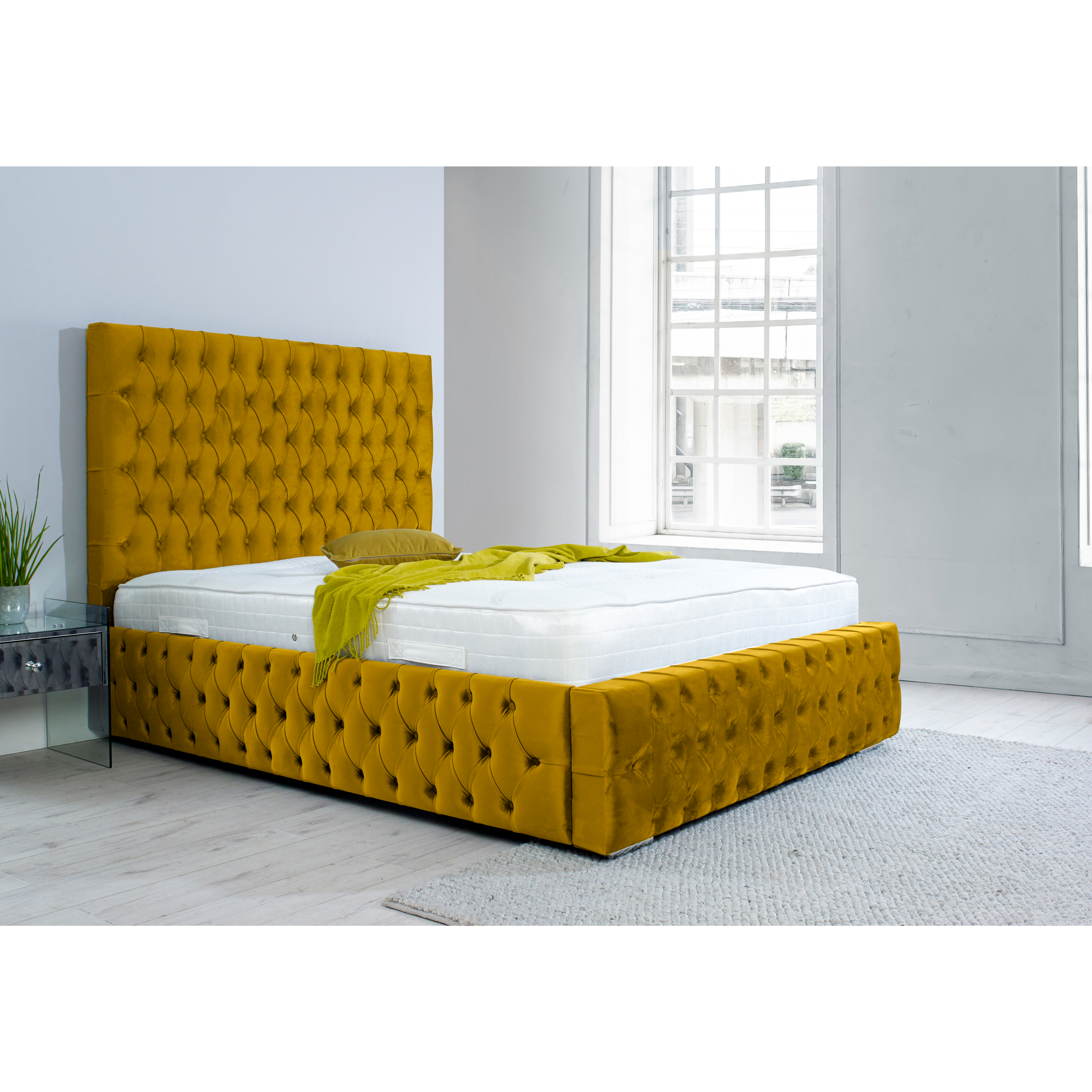 Orella-Bed-Frame-Mustard-Gold