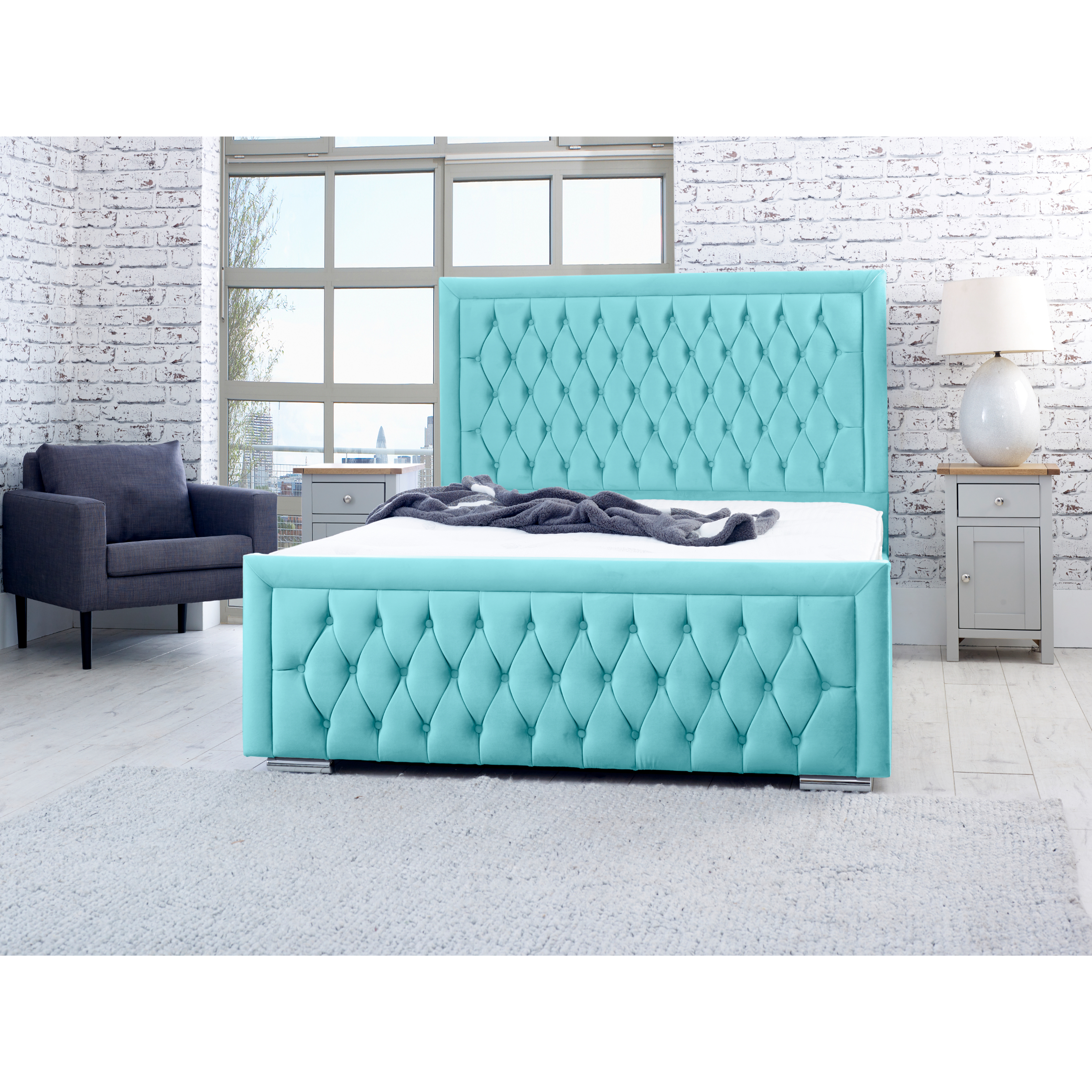 Piera-Bed-Frame-Teal