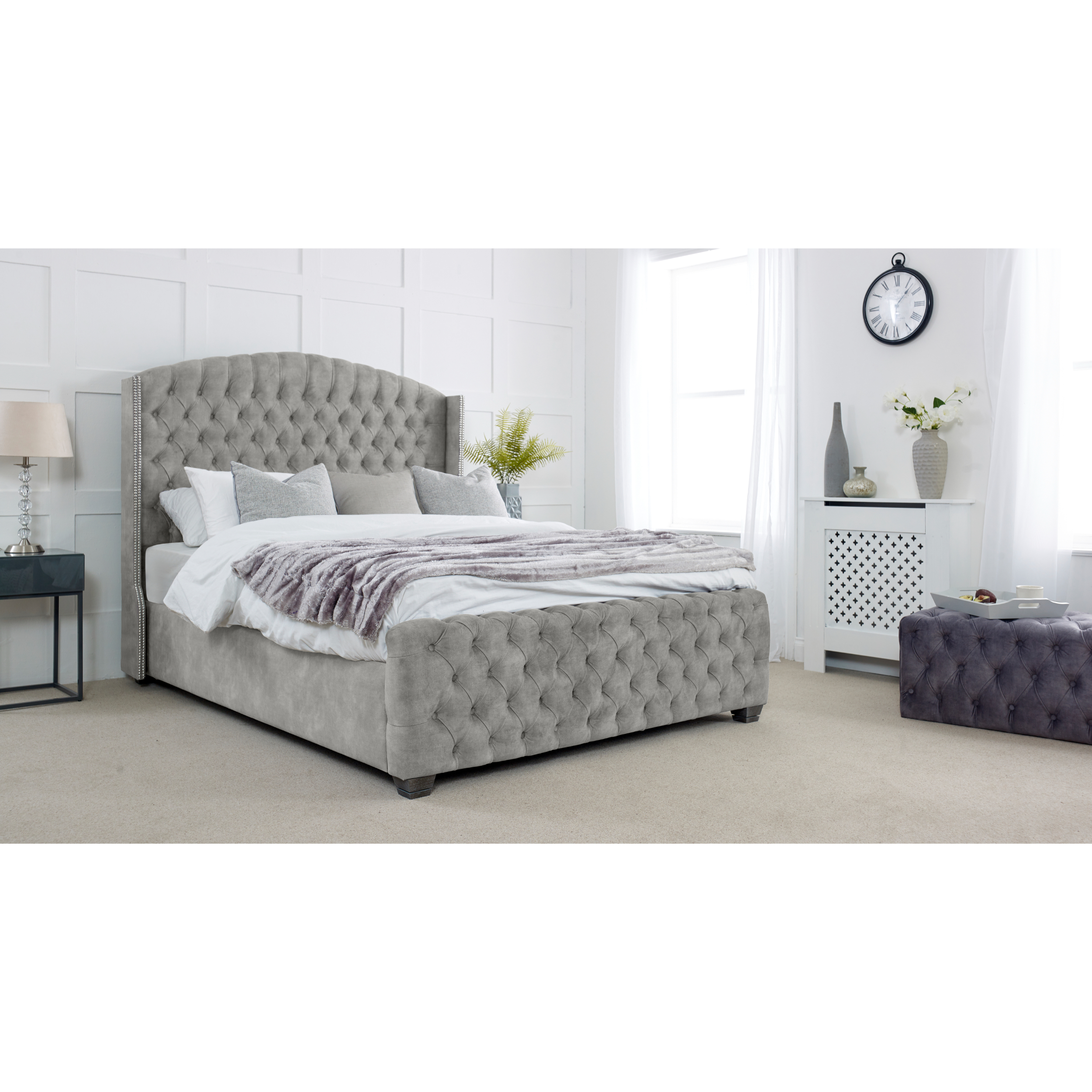 Richmond-Bed-Frame-Silver
