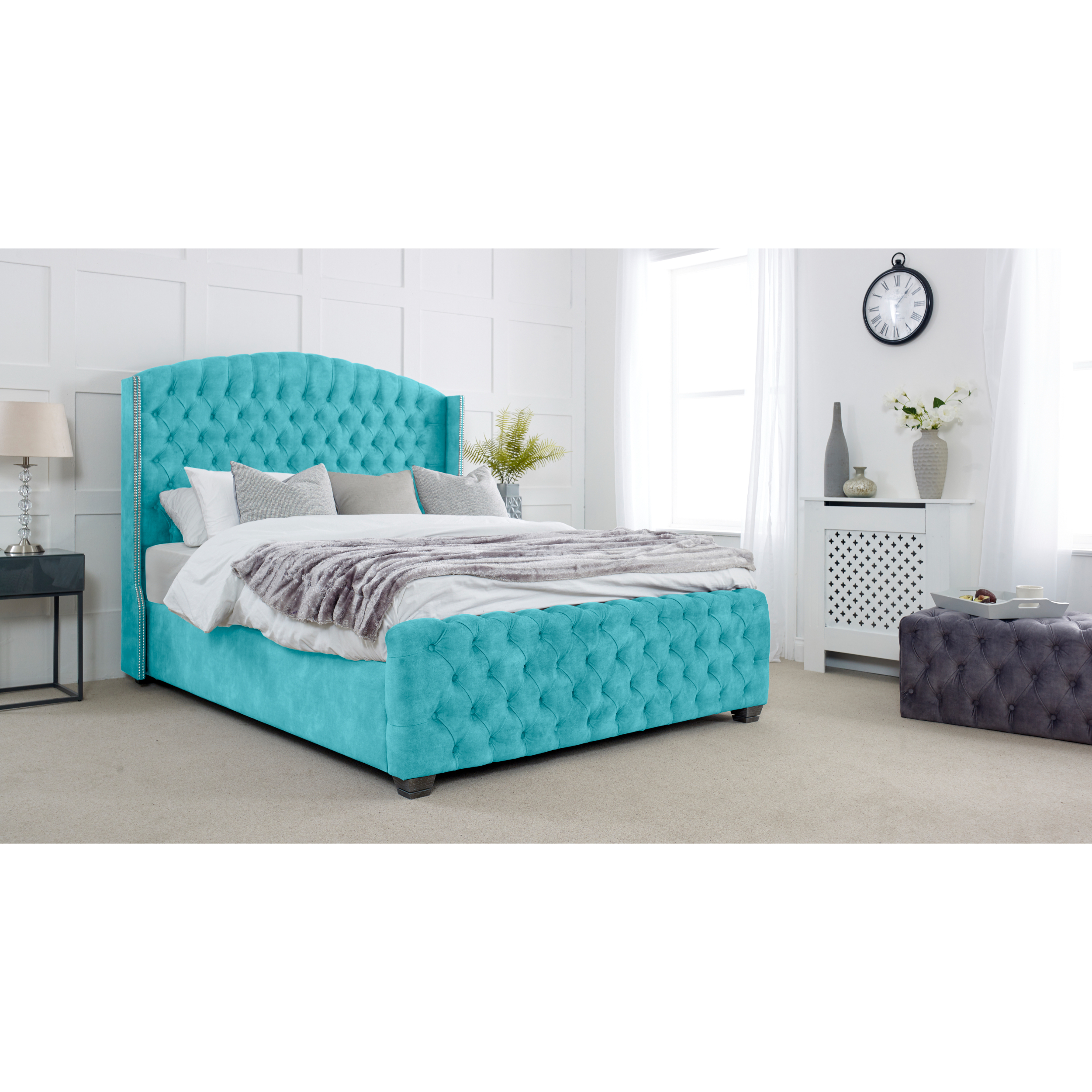 Richmond-Bed-Frame-Teal