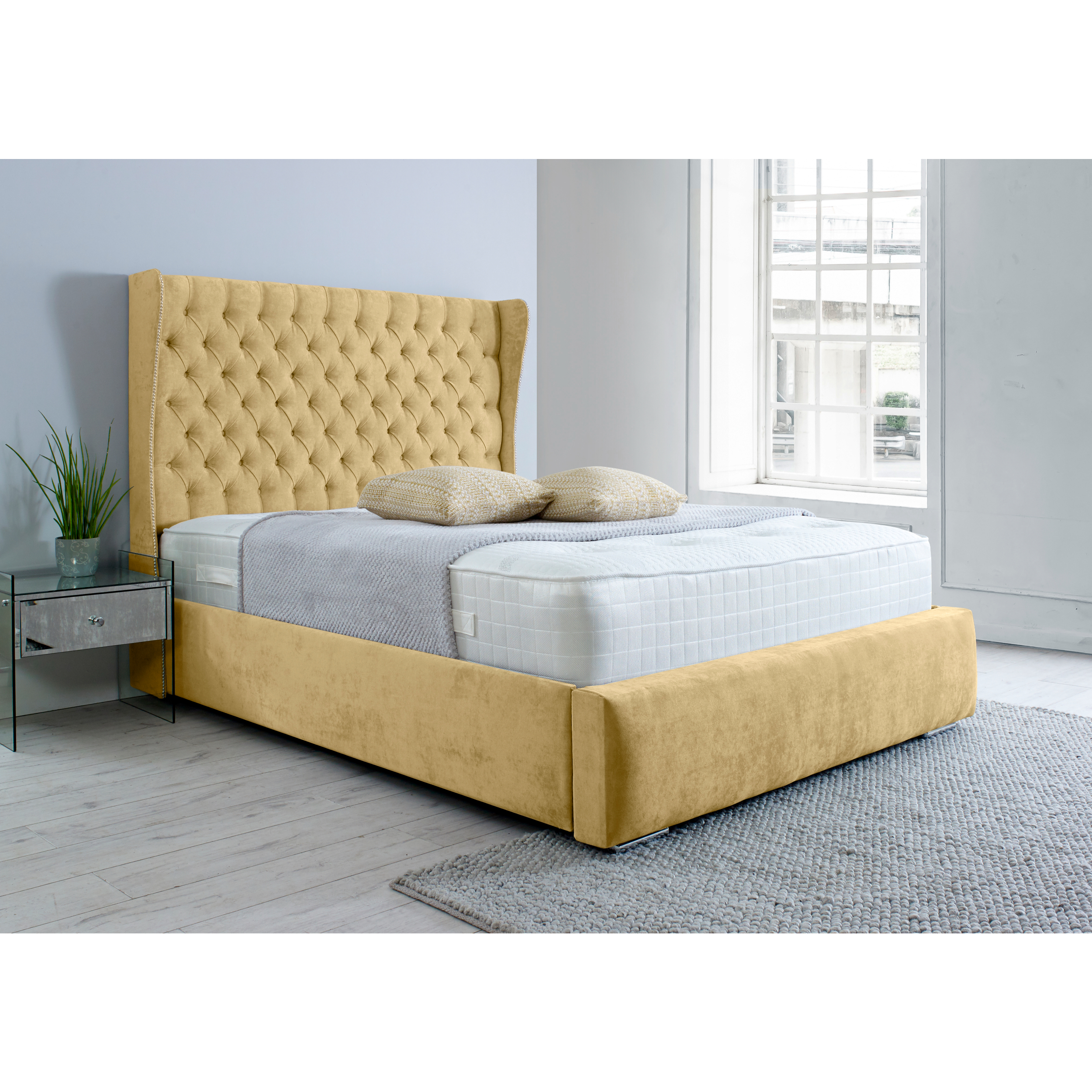 Salva-Bed-Frame-Beige