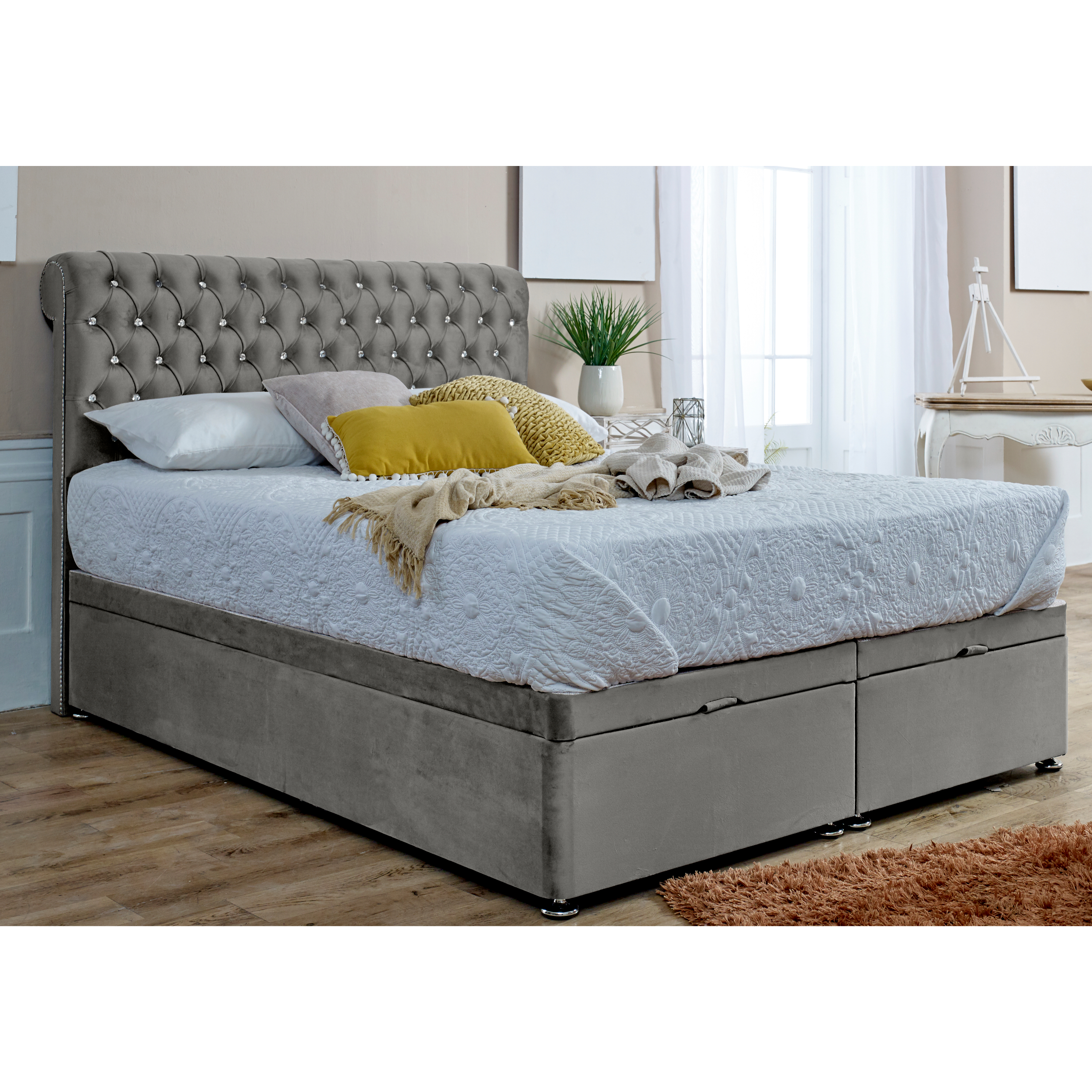 Santino-Divan-Ottoman-Bed-Frame-Silver
