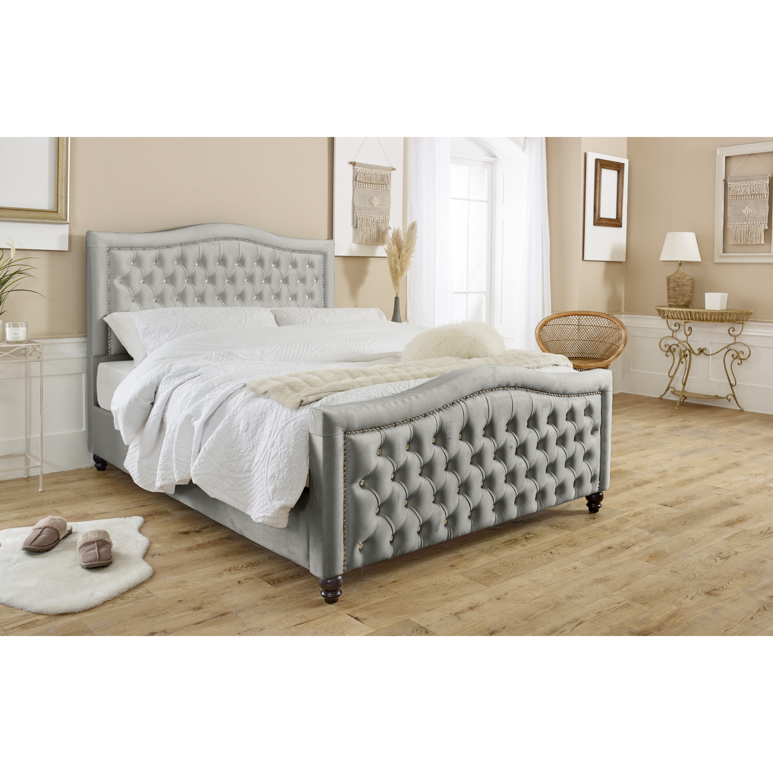 Saturn-Bed-Frame-Silver