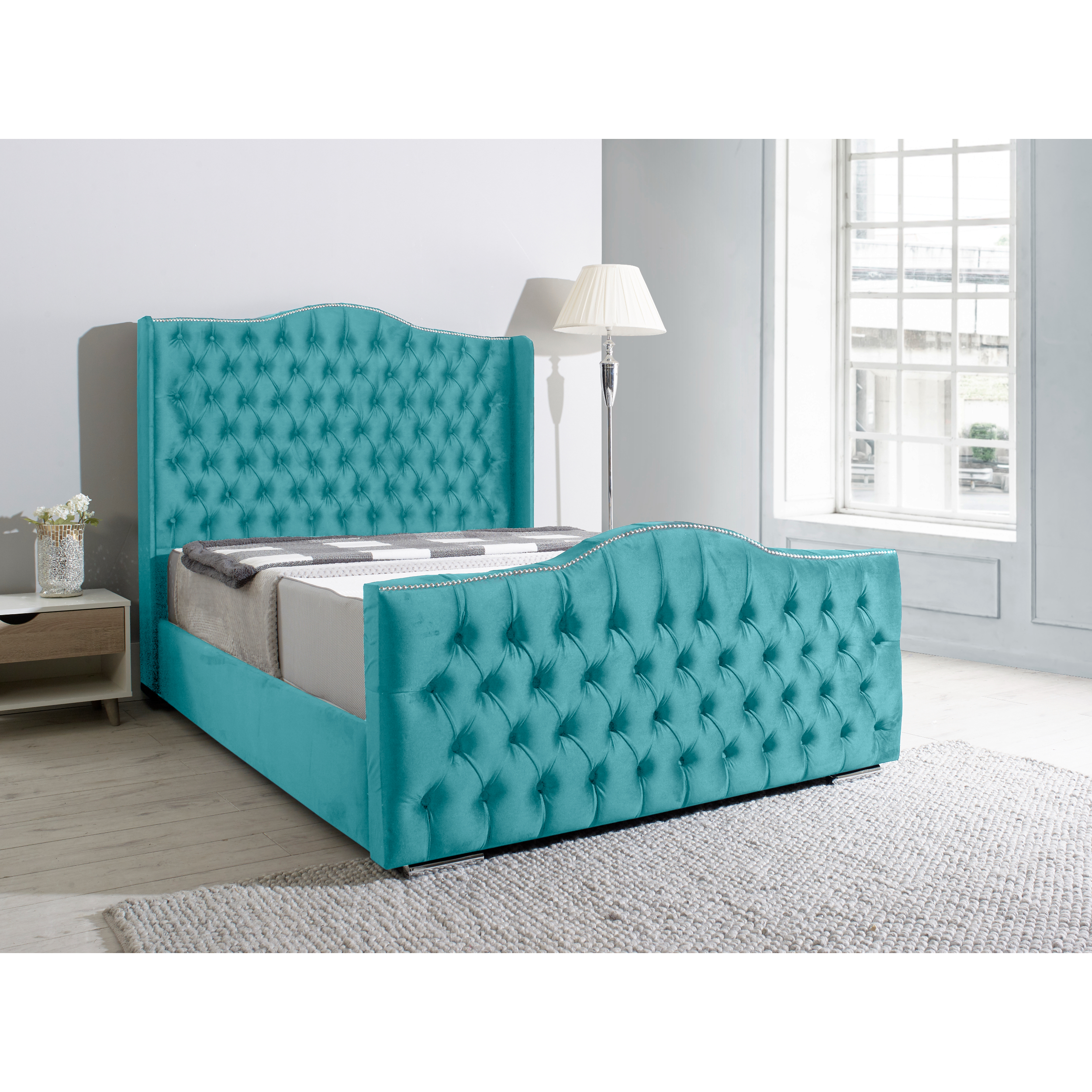Saturn-Wing-Bed-Frame-Teal