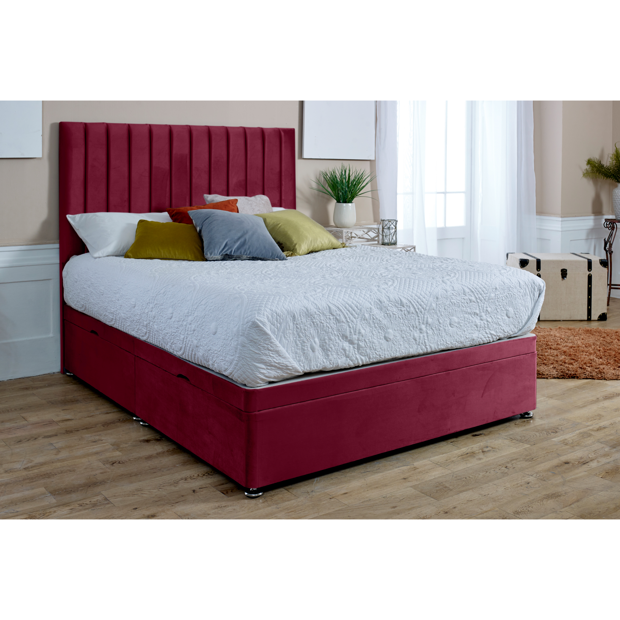 Sophia-Divan-Ottoman-Bed-Frame-Maroon