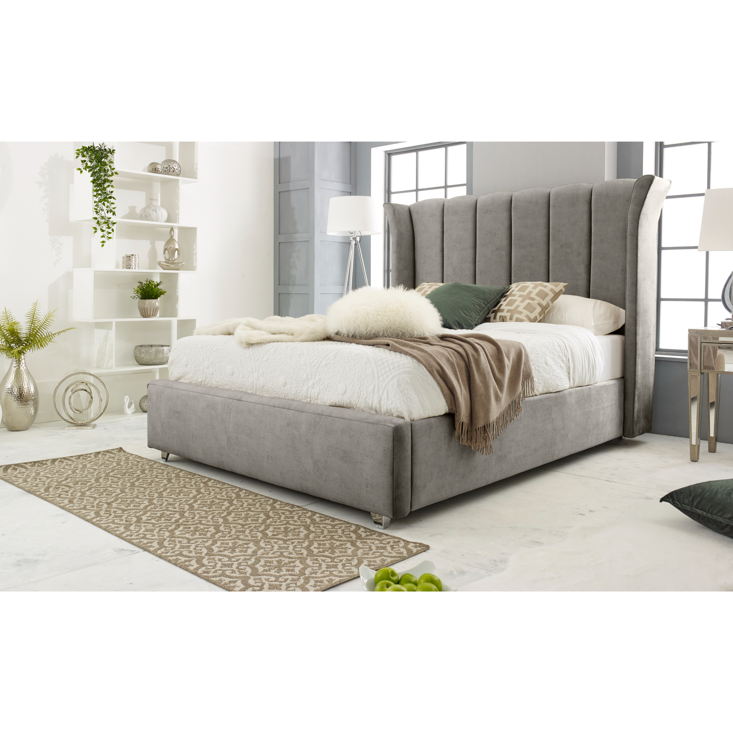 Temple-Bed-Frame-Grey
